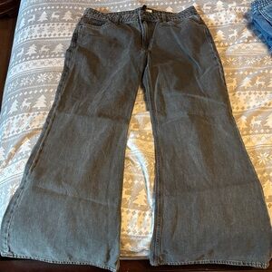 Divided Charcoal Denim Trousers